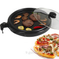 Poêle à pizza électrique Poêle ronde de 30 cm Poêle électrique Poêle à frire antiadhésive grill giddle